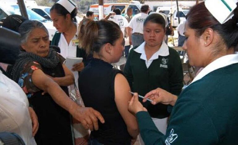 Al 31 de diciembre se completará la aplicación de 14.4 millones de dosis contra influenza: IMSS