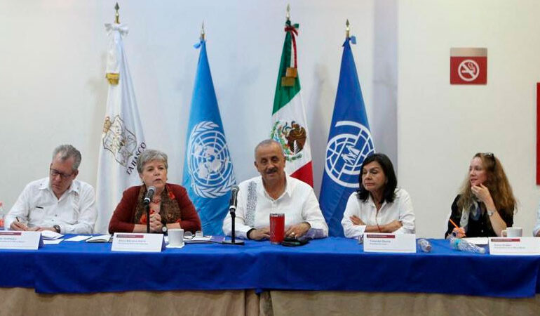 Canciller mexicana realiza visita de trabajo a Villahermosa, Tabasco