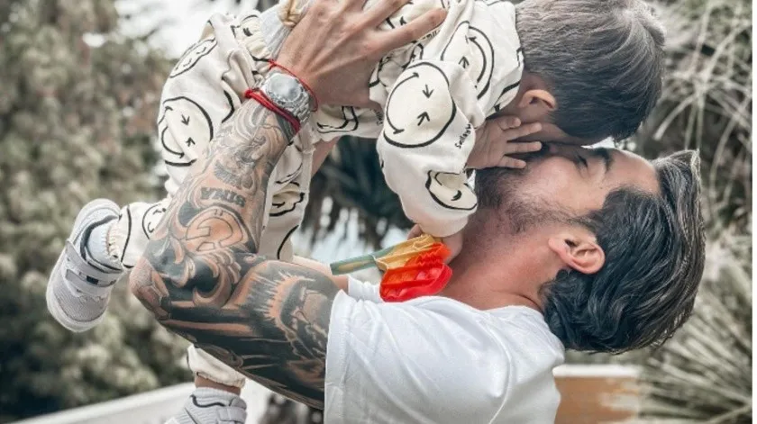 Christian Estrada tiene un conmovedor encuentro con su hijo