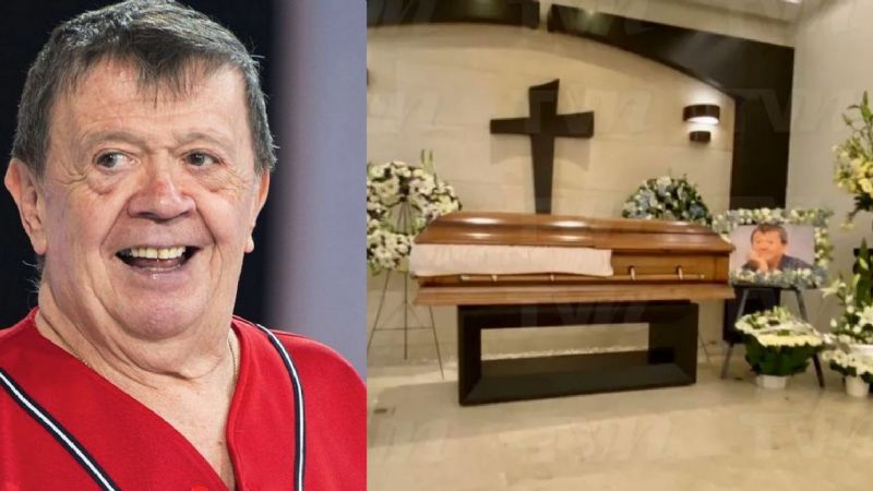 Despiden a ”Chabelo” en íntimo funeral; famosos le dan el último adiós