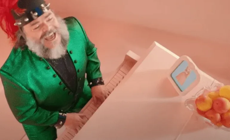 Jack Black sube al Billboard 100 con “Peaches”, canción de Mario Bros