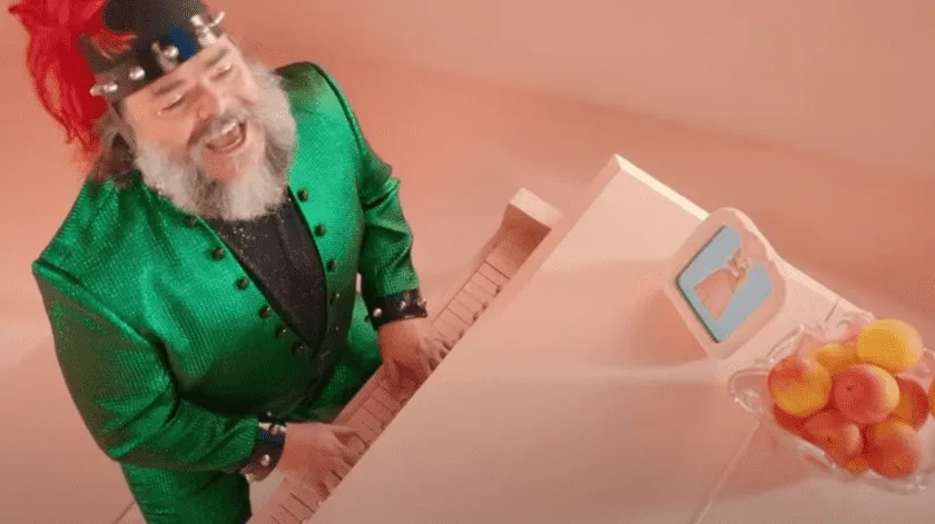 Jack Black sube al Billboard 100 con “Peaches”, canción de Mario Bros