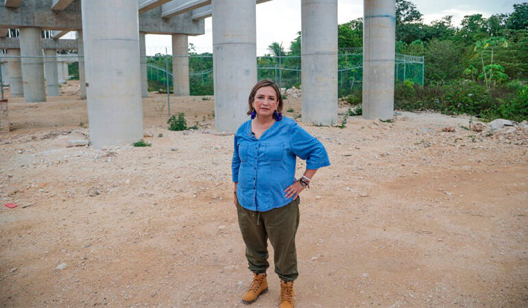 Tras visita de Xóchitl Gálvez al Tramo 5 del Tren Maya, presenta denuncia por daño ambiental