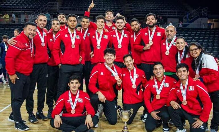 México gana medalla de bronce en Final Six Varonil NORCECA de Voleibol de Sala