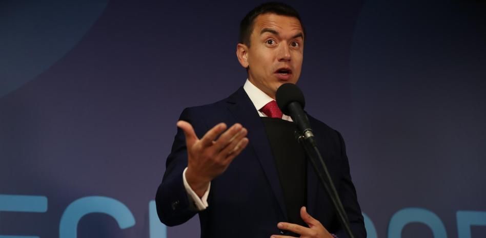 Daniel Noboa acepta apoyo de Argentina y EU para combatir crimen organizado