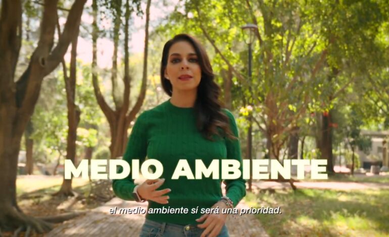 Laura Haro presenta sus cinco propuestas estratégicas para el cuidado del medio ambiente.