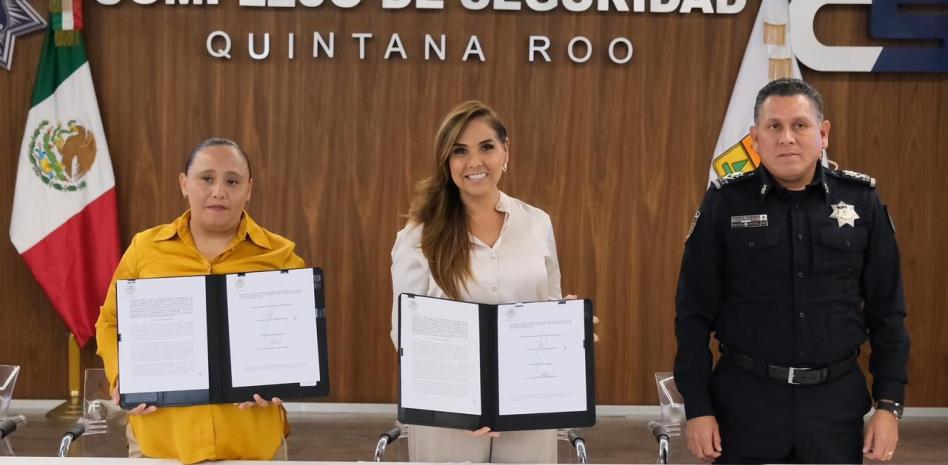 Mara Lezama firma acuerdo para fortalecer la reintegración social de reclusos