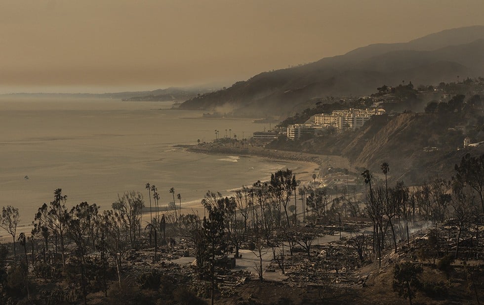 Recintos olímpicos de LA se salvan de incendios