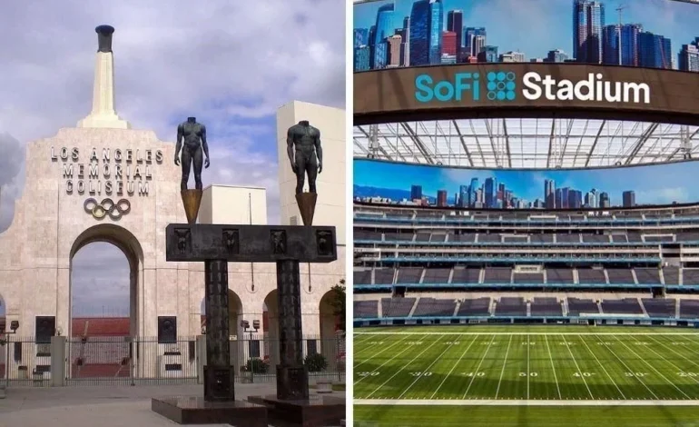 Coliseo de LA y estadio SoFi compartirán inauguración de JO