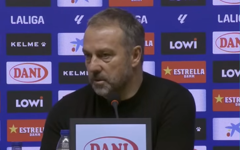 La dura crítica de Hansi Flick a sus jugadores: “No merecimos ganar”