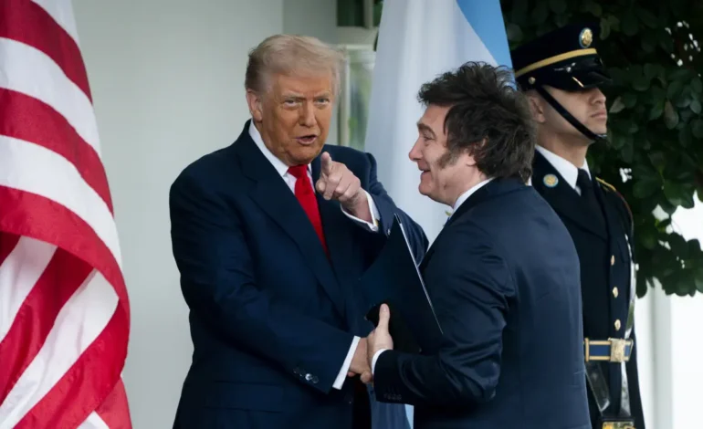 ‘Trump está rediseñando el orden mundial’, asegura presidente argentino Milei