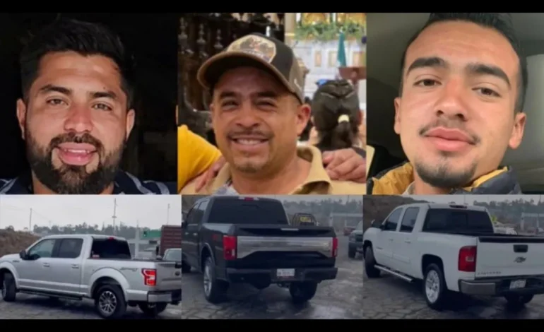 Hallan sin vida a tres hombres que buscaban vender sus camionetas en Hidalgo